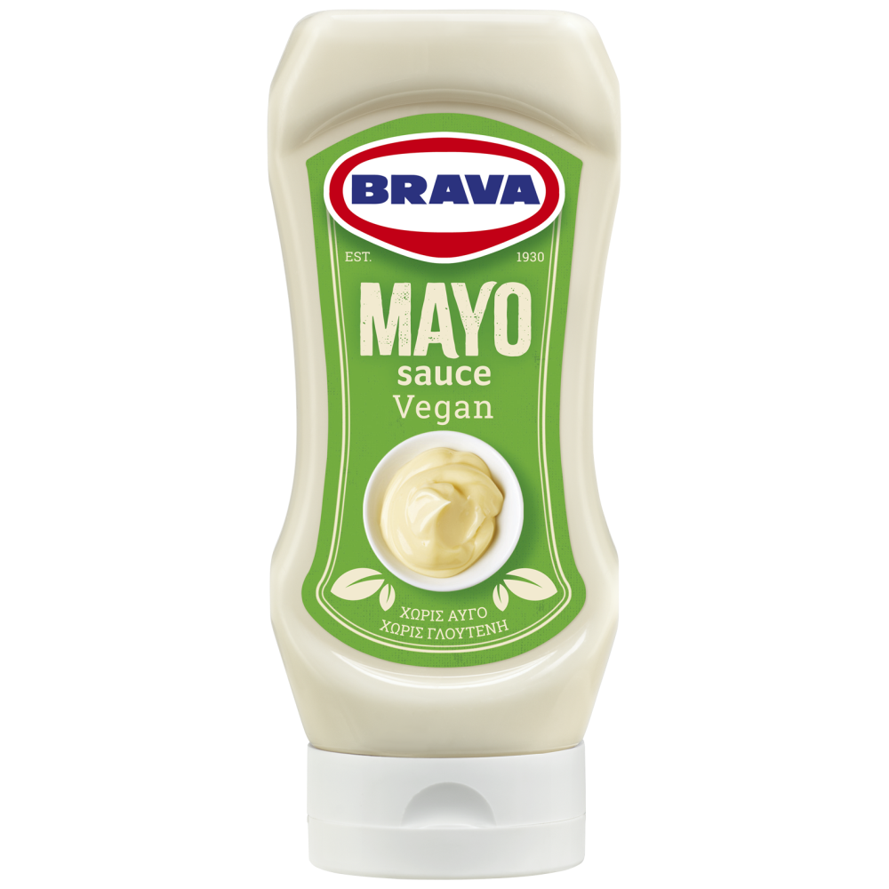 Brava Mayo Sauce Vegan Top Down 350ml