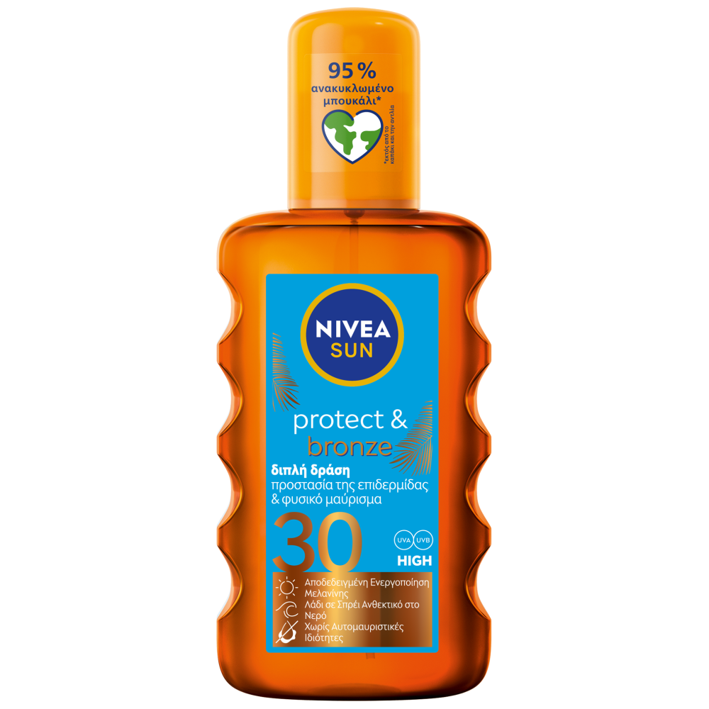 Nivea Sun Protect & Bronze Oil SPF30 200ml