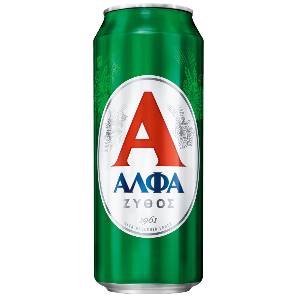 Άλφα Μπίρα Lager Κουτί 500ml