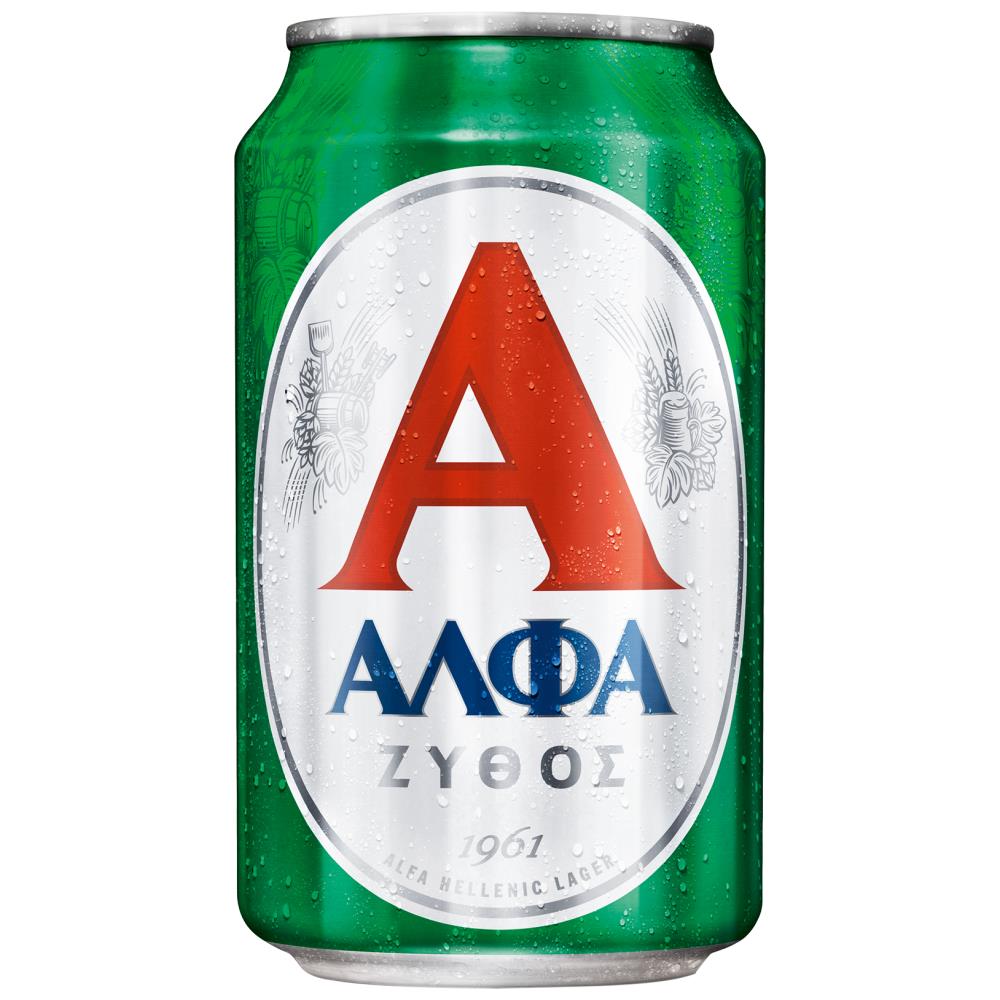 Άλφα Μπίρα Lager Κουτί 330ml