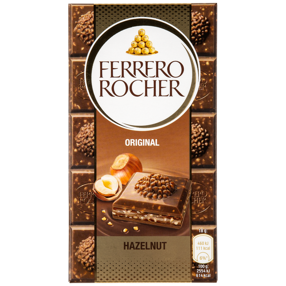 Ferrero Rocher Σοκολάτα Γάλακτος 90g