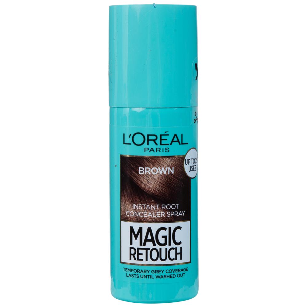 L'OREAL Magic Retouch Spray Κάλυψης Καφέ 75ml
