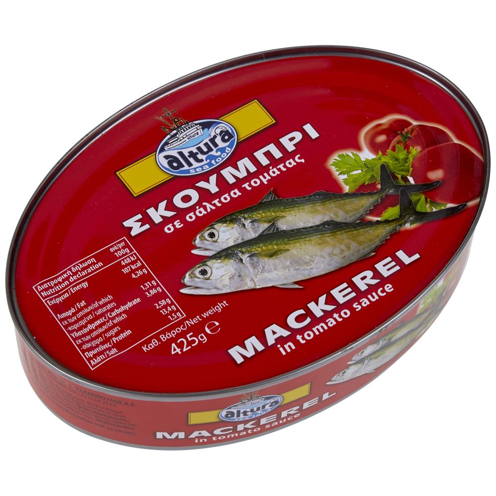Altura Σκουμπρί σε Σάλτσα Τομάτας 425gr