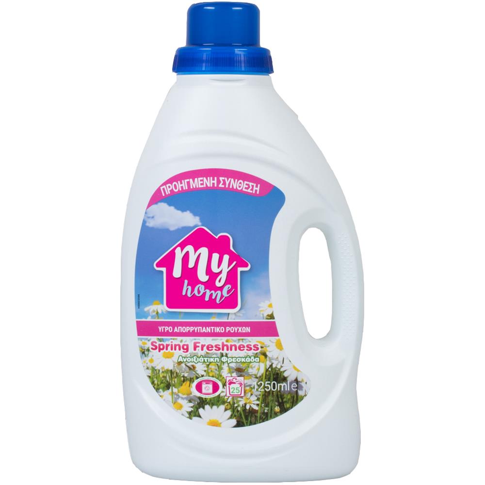 My Home Spring Απορρυπαντικό Πλυντηρίου Υγρό 25μεζ 1,25lt