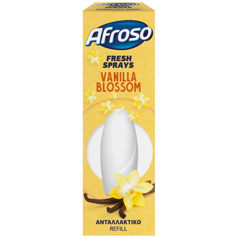 Afroso Fresh Αποσμητικό Μπάνιου Βανίλια Ανταλλακτικό