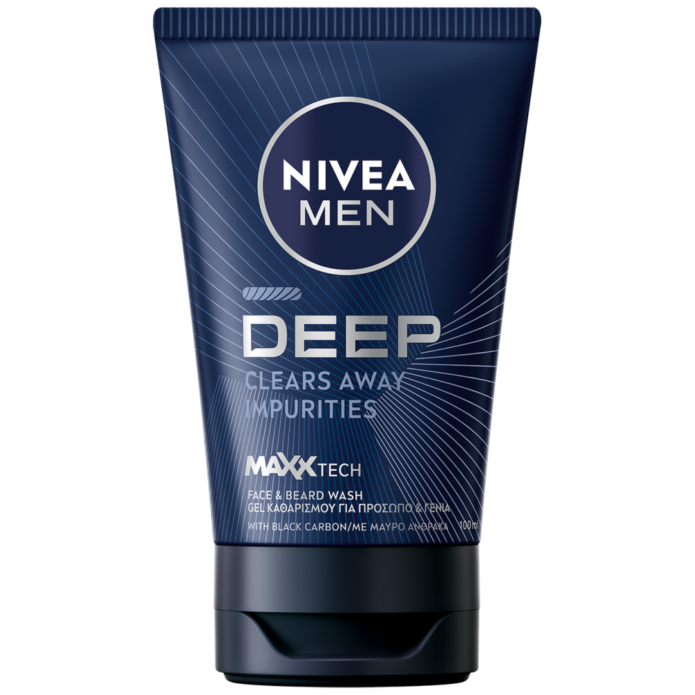 Nivea Men Deep Gel Καθαρισμός Προσώπου 100ml
