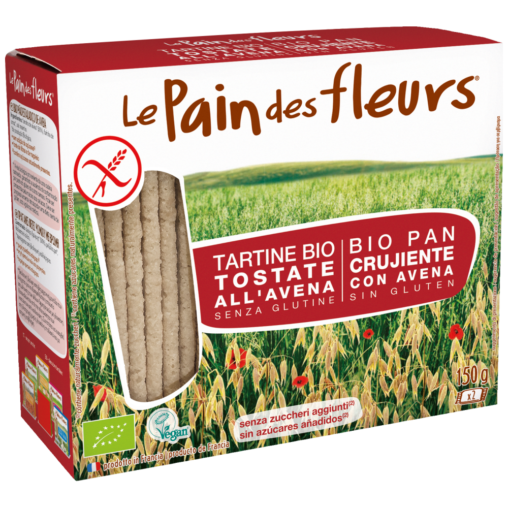 Le Pain Des Fleurs Βio Κράκερ Βρώμης Χωρίς Γλουτένη 150gr
