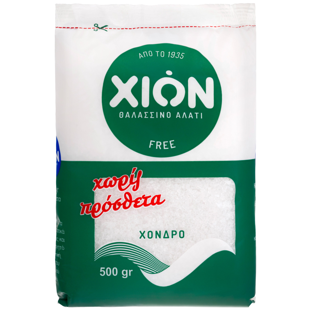 Χιων Αλάτι Χονδρό Φυσικό 500gr