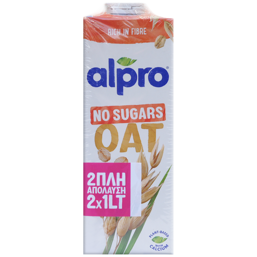 Alpro Ρόφημα Βρώμης Χωρίς Ζάχαρη 2x1lt
