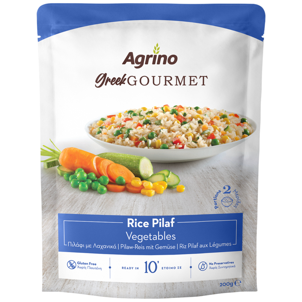 Agrino Bistro Πιλάφι Με Λαχανικά Ελλάδας 200gr