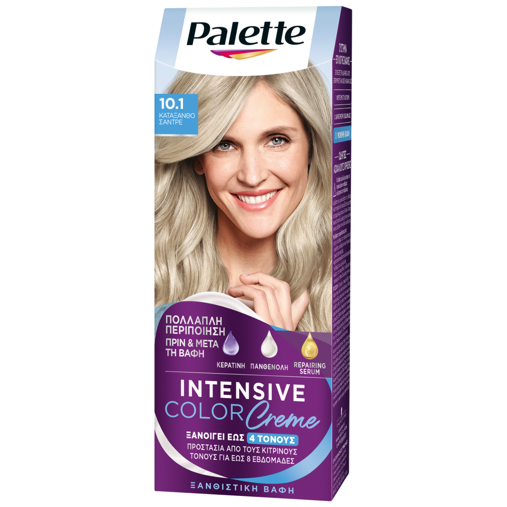 Palette Κρέμα Βαφή Μαλλιών Ν10.1 Κατάξανθο Σαντρέ