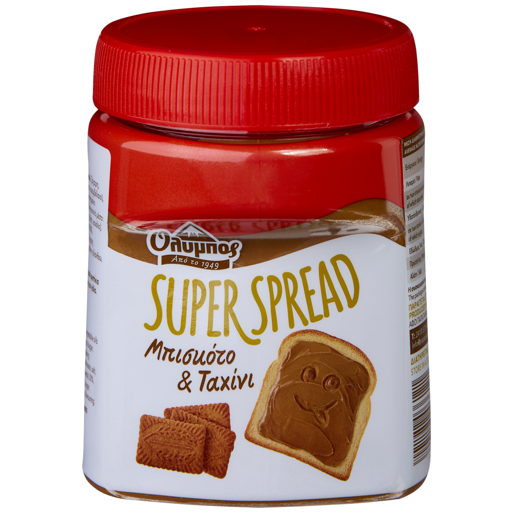 Όλυμπος Superspread Πραλίνα Μπισκότο Ταχίνι 350gr