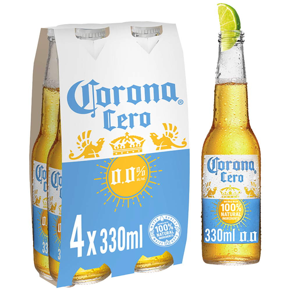 Corona Μπίρα Cero 0.0 4x330ml