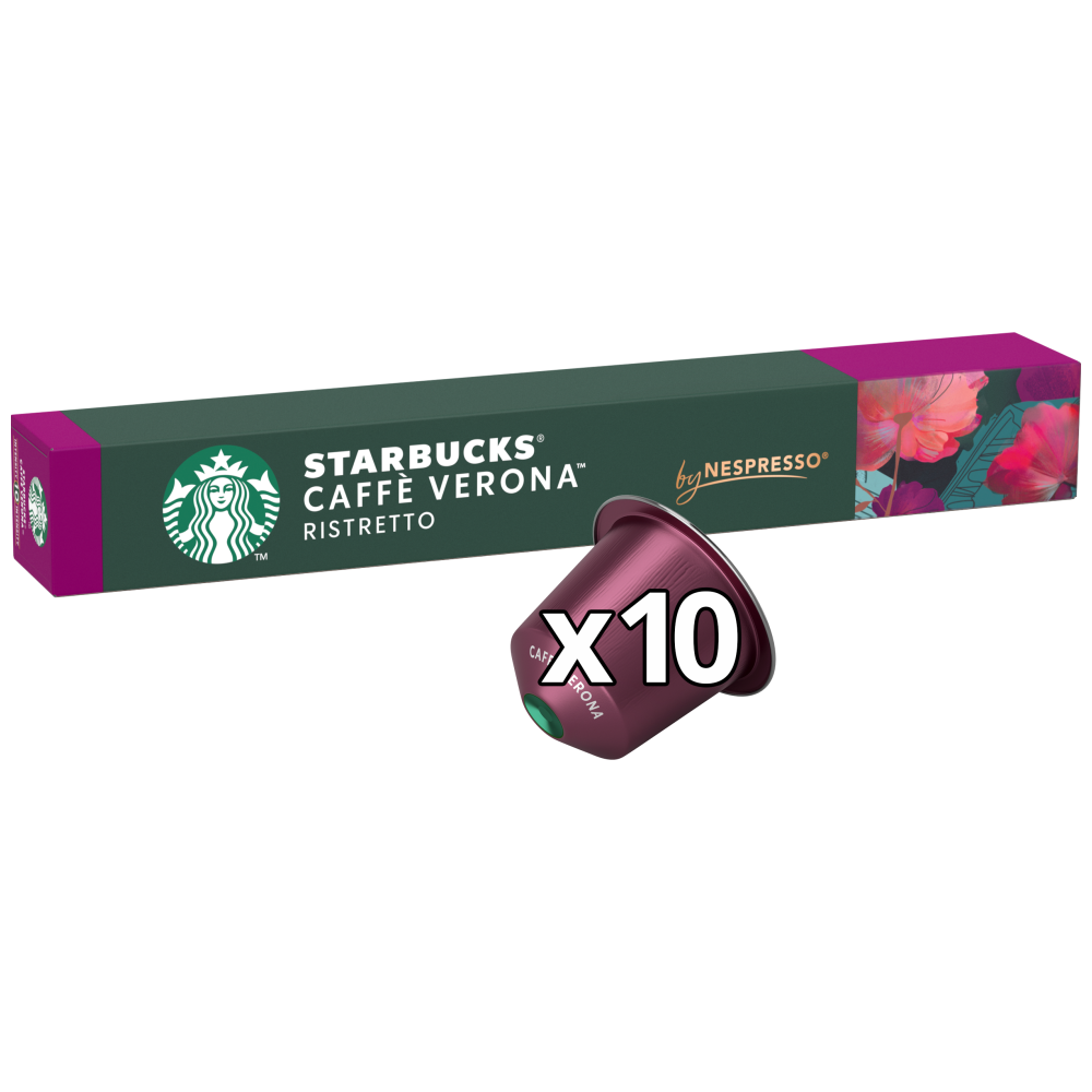 Starbucks Espresso Caffe Verona Κάψουλες Συμβατές Με Μηχανές Nespresso* 55gr