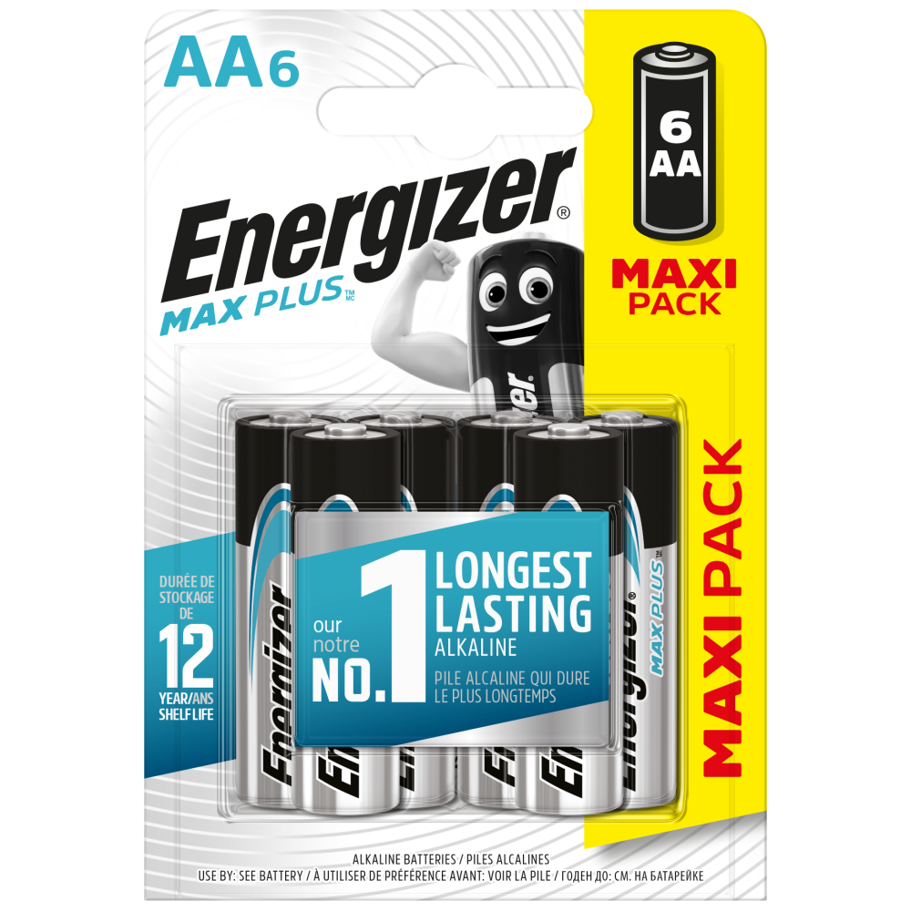 Energizer Μπαταρίες Max Plus ΑΑ 6τεμ