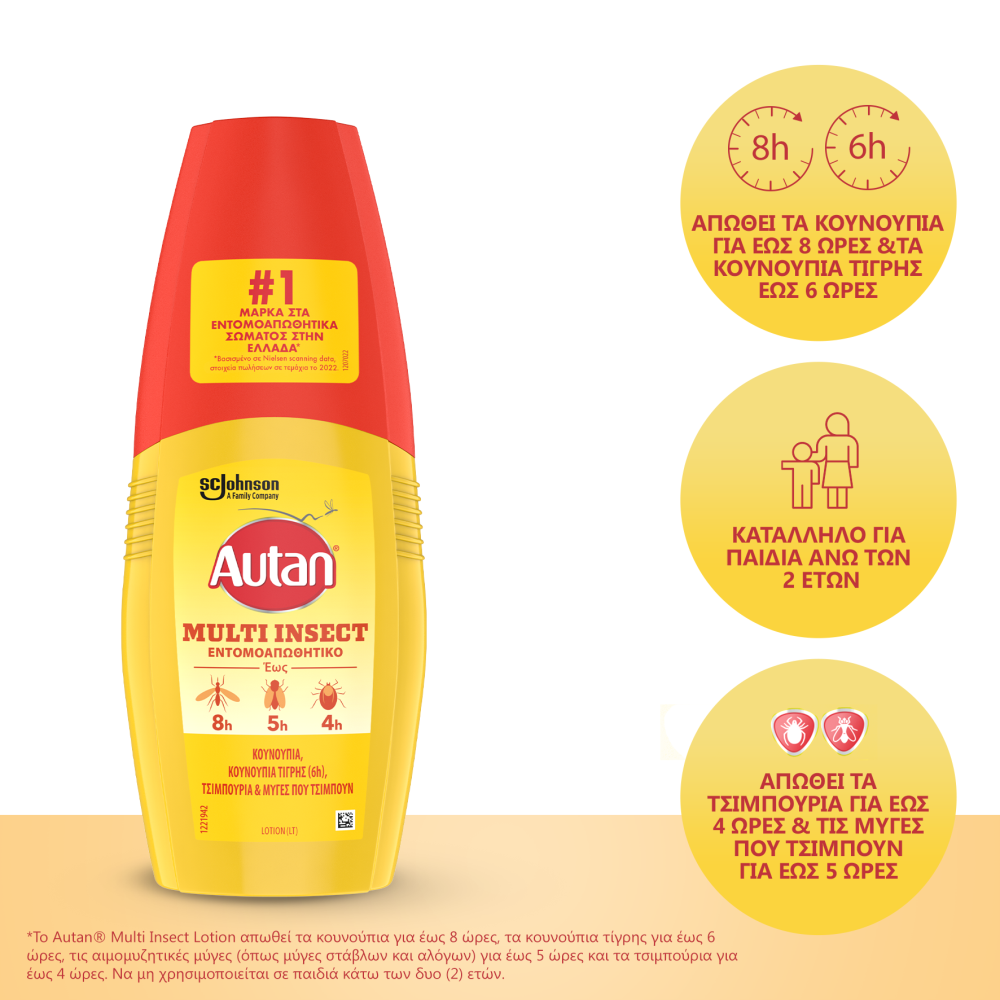 Autan Multi Insect Λοσιόν 100ml