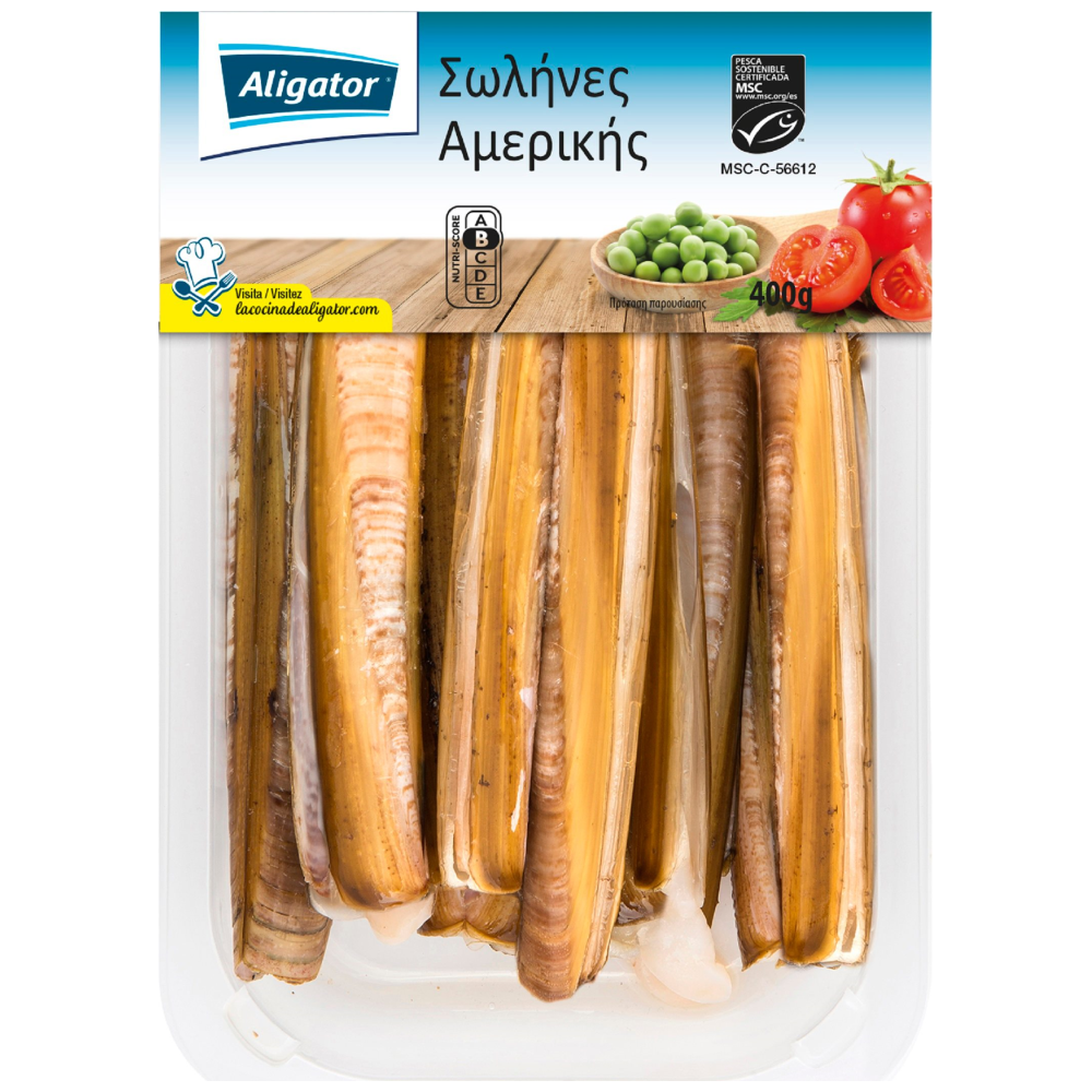 Aligator Σωλήνες Αμερικής Κατεψυγμένοι 400gr