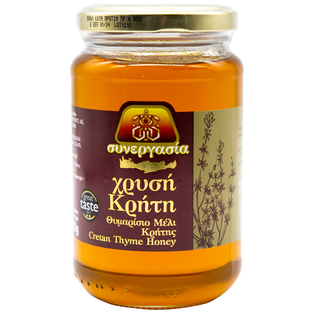 Συνεργασία Χρυσή Κρήτη Θυμαρίσιο Μέλι 450gr