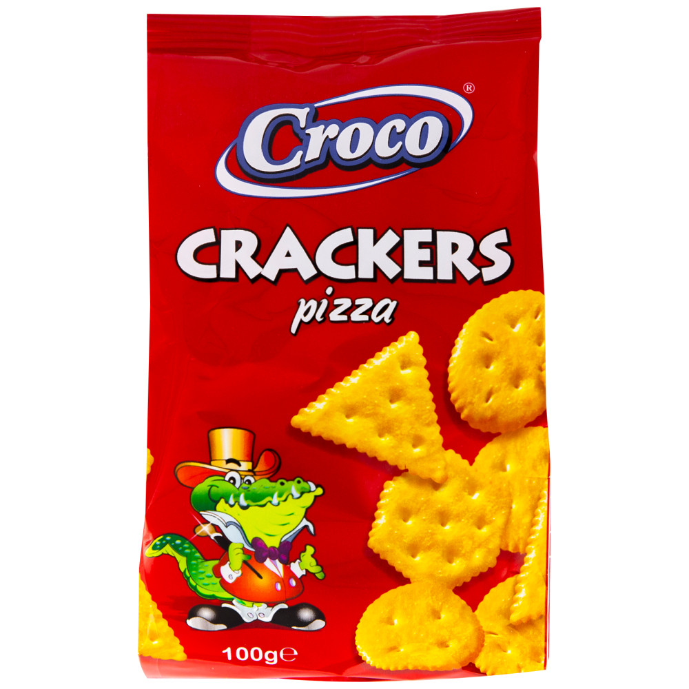 Croco Κρακεράκια Αλμυρά Πίτσα 100gr