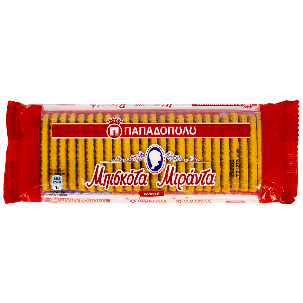 Παπαδοπούλου Μπισκότα Μιράντα 125gr