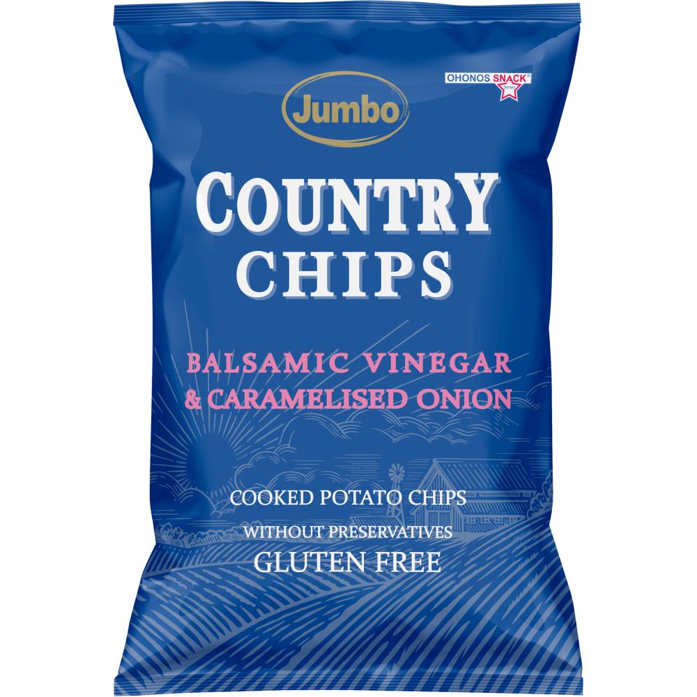 Jumbo Country Chips Βαλσάμικο & Κρεμμύδι Χωρίς Γλουτένη 150gr