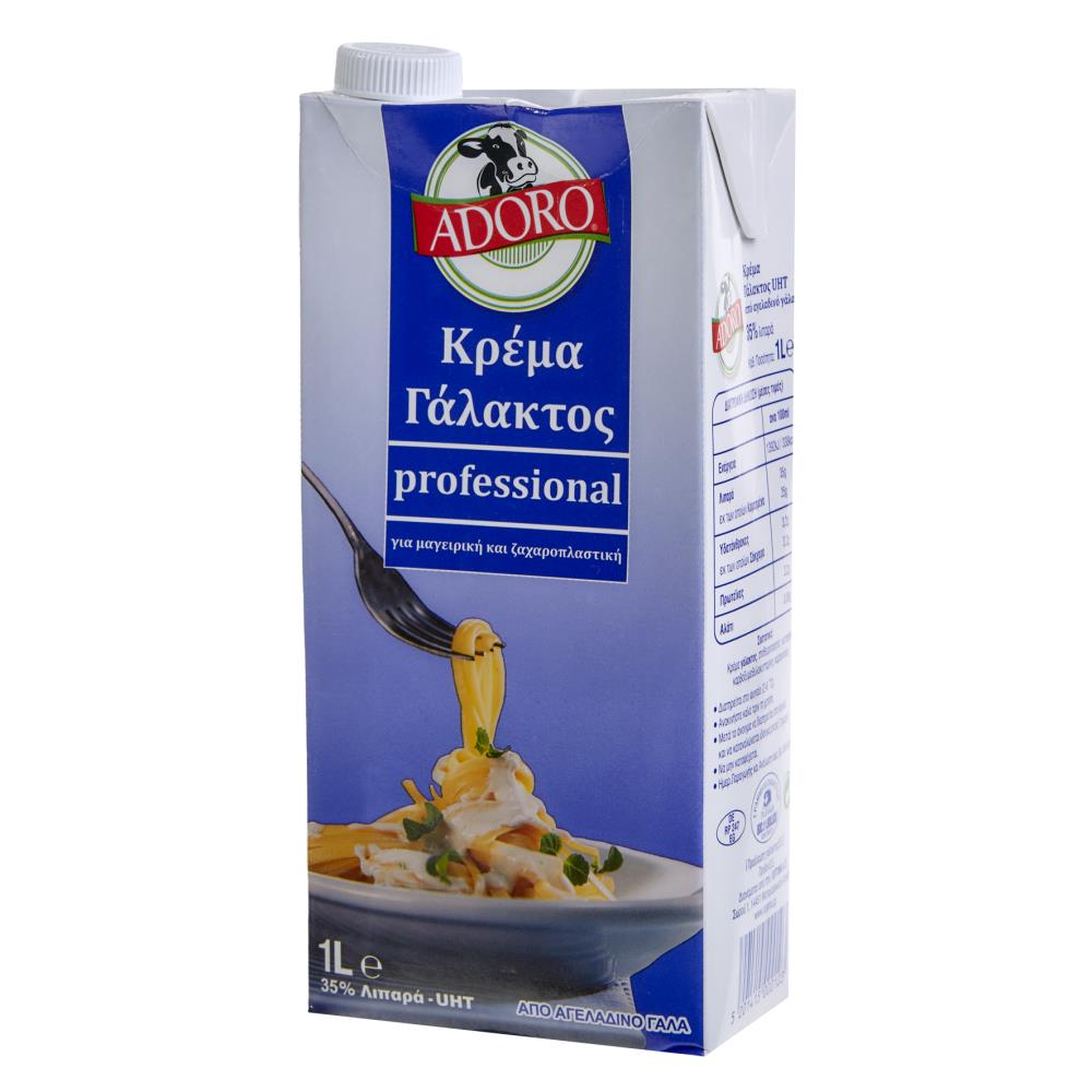 Adoro Κρέμα Γάλακτος 35% Λιπαρά 1lt