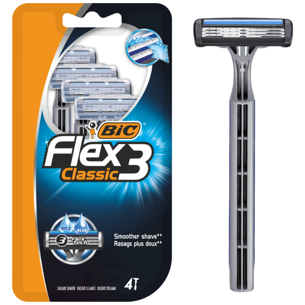 BIC Flex 3 Ανδρικές Ξυριστικές Μηχανές Μιας Χρήσης 3τεμ