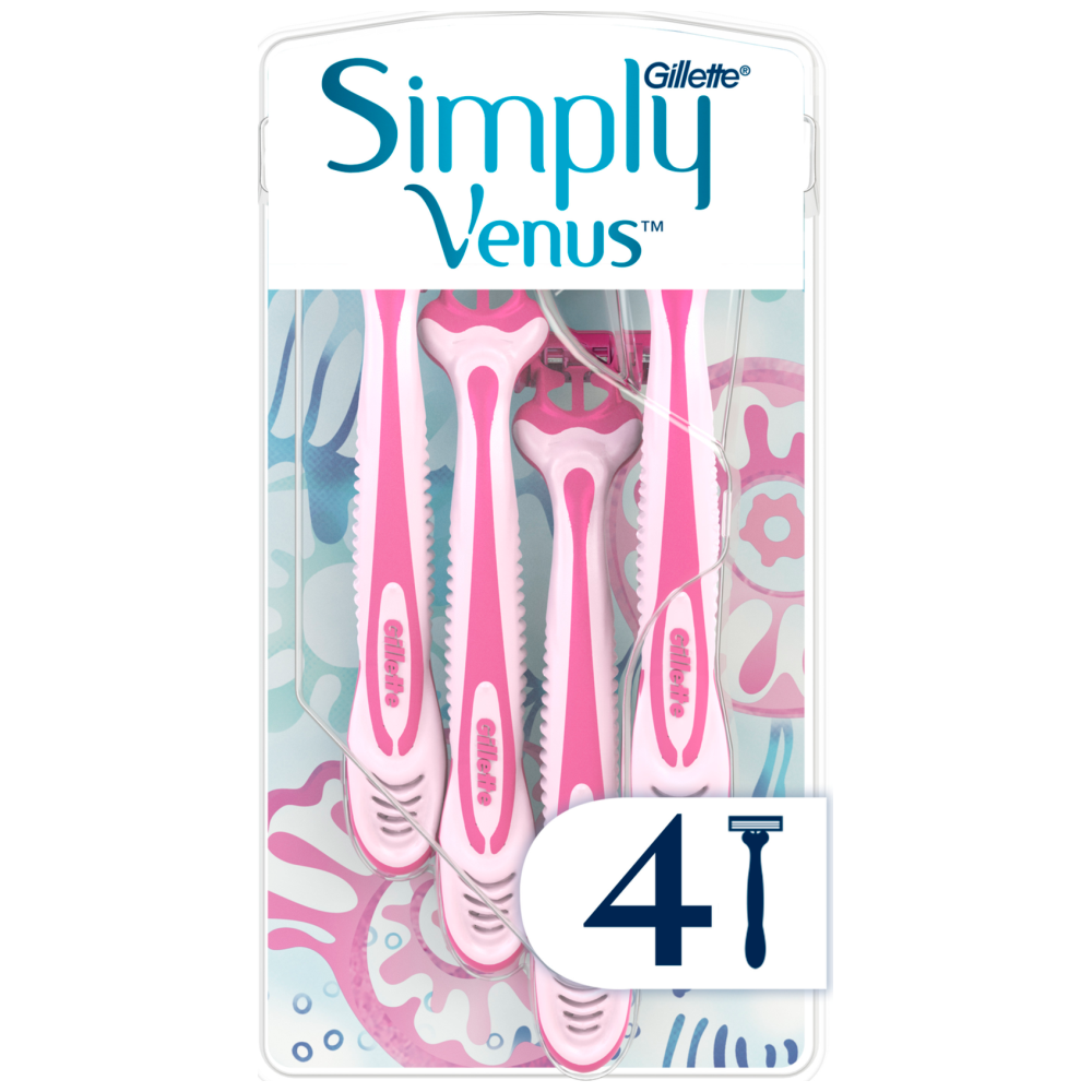 Gillette Simply Venus 3 Ξυραφάκια 4τεμ