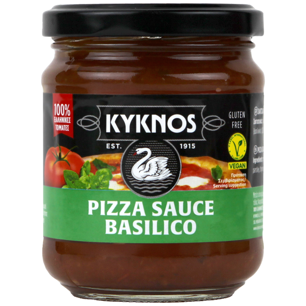 Kyknos Σάλτσα Βασιλικού Για Πίτσα 195gr