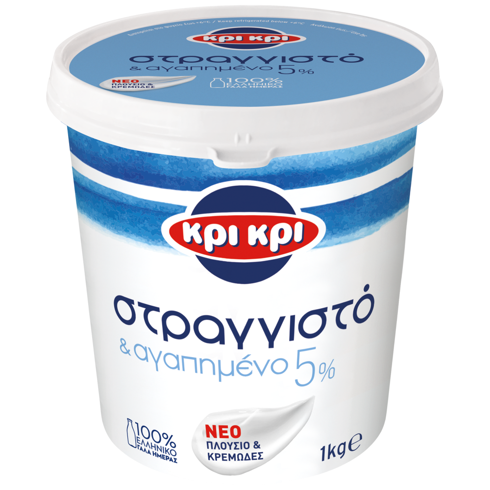 Κρι Κρι Γιαούρτι Στραγγιστό 5% 1kg