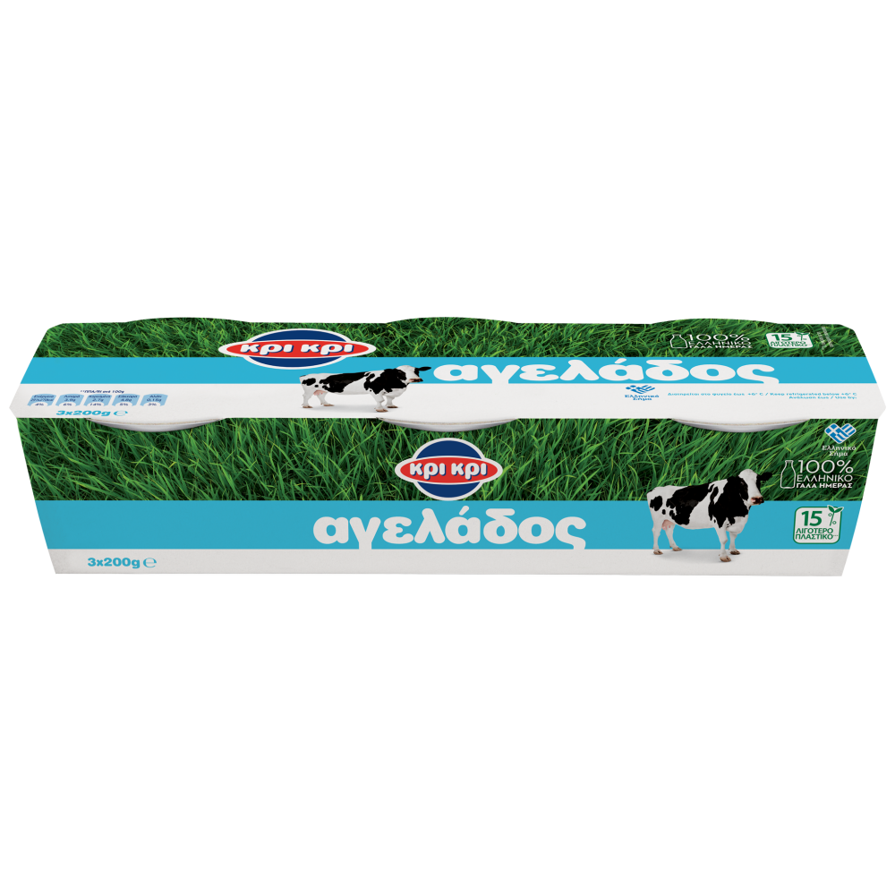 Κρι Κρι Γιαούρτι Αγελάδος 3,9% 3x200gr