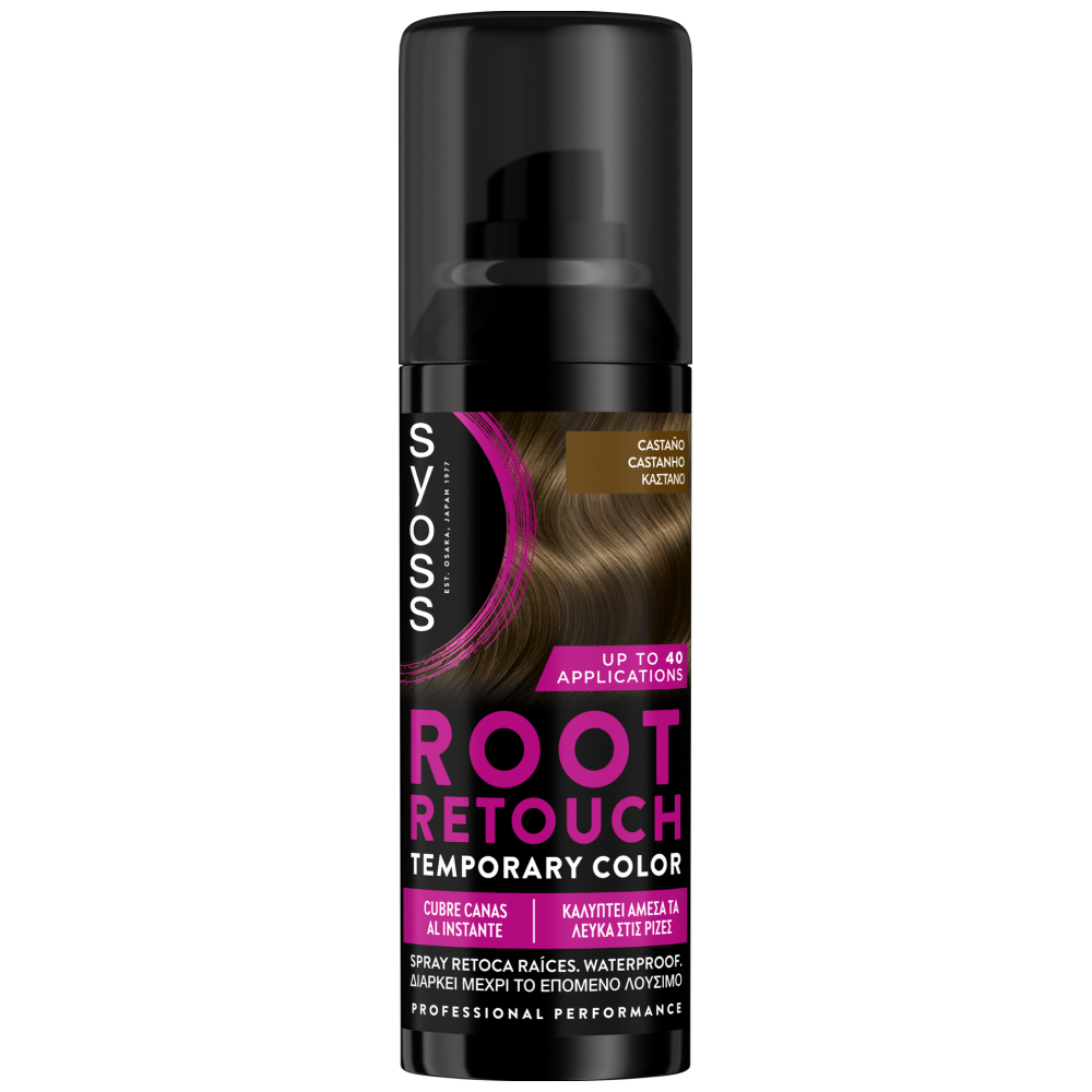 Syoss Root Retouch Καστανό 120ml