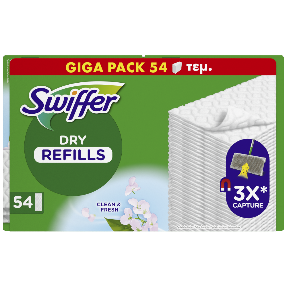 Swiffer Dry Πανάκια Giga 54τεμ