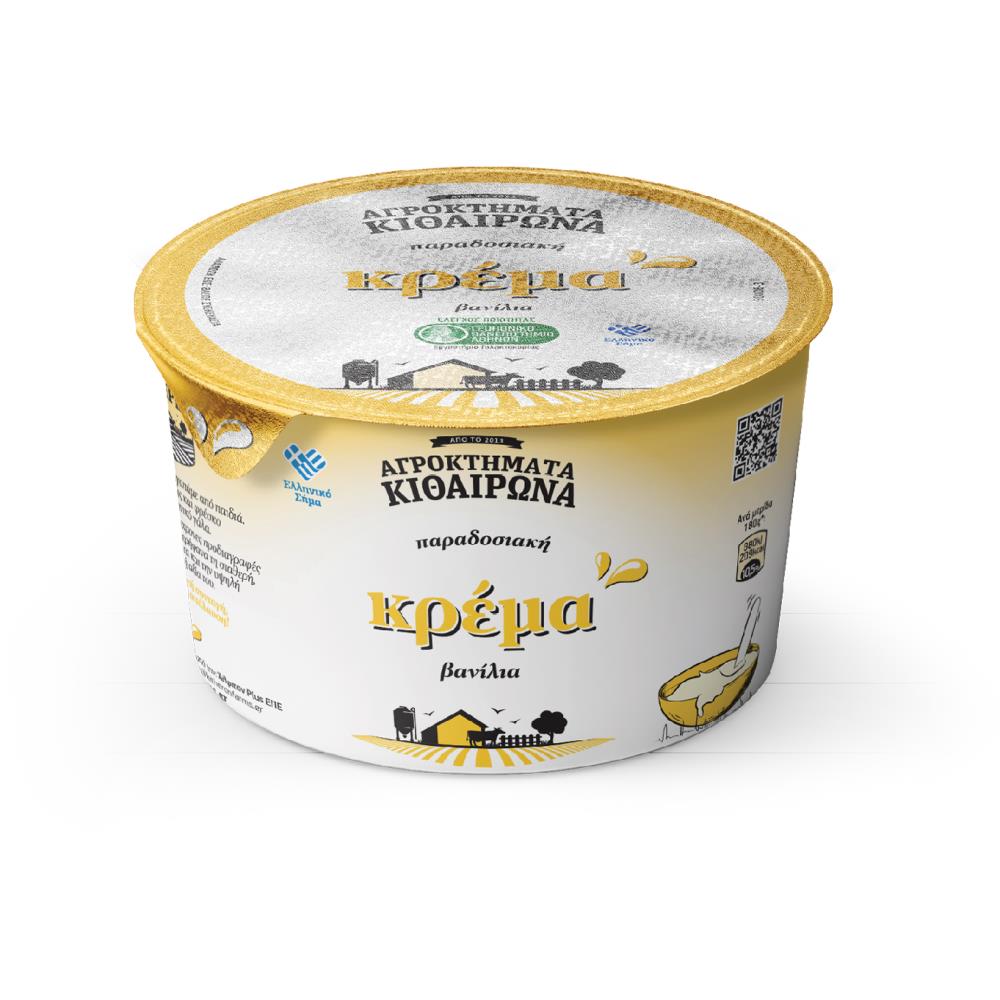Αγρόκτημα Κιθαιρώνα Κρέμα Βανίλια 180gr