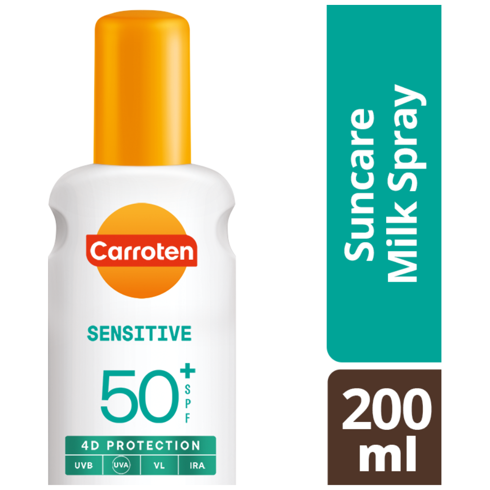 Carroten Αντηλιακό Γαλάκτωμα Spray Sensicare SPF50 200ml