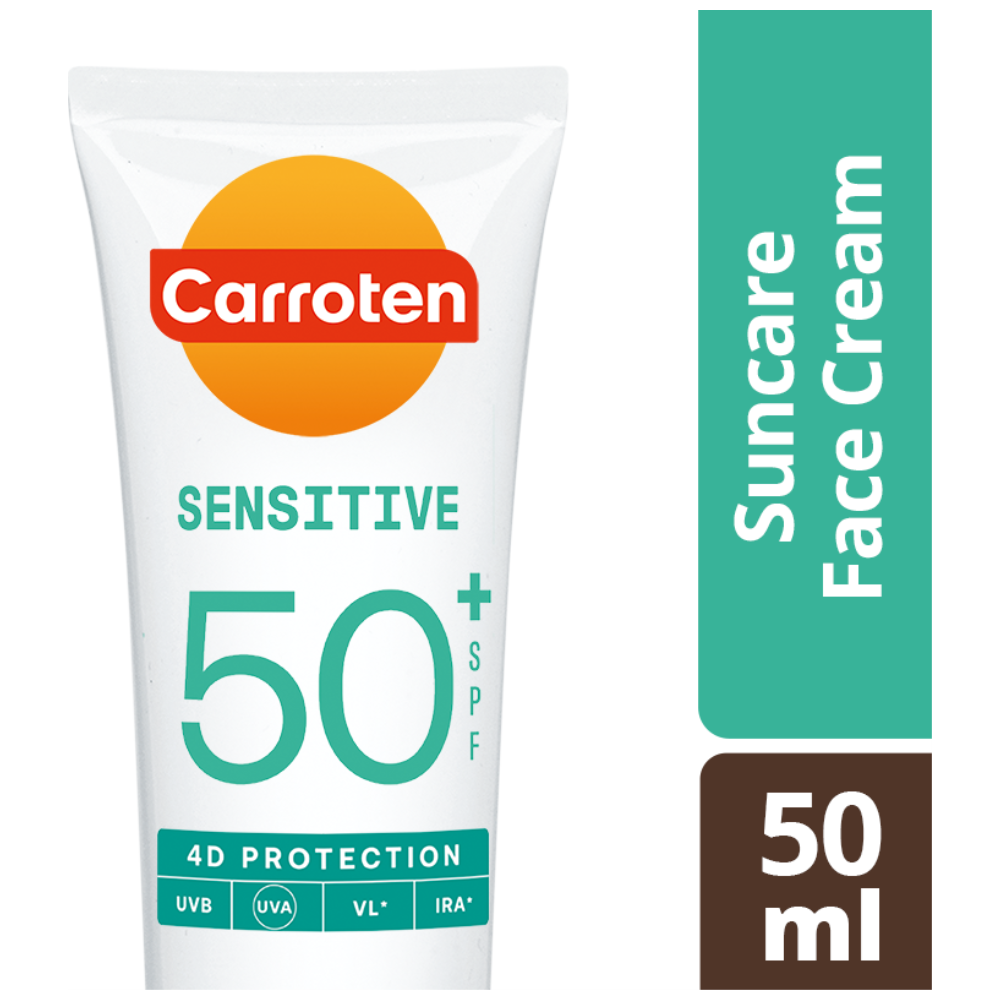 Carroten Sensicare Αντηλιακή Κρέμα Προσώπου SPF50 50ml
