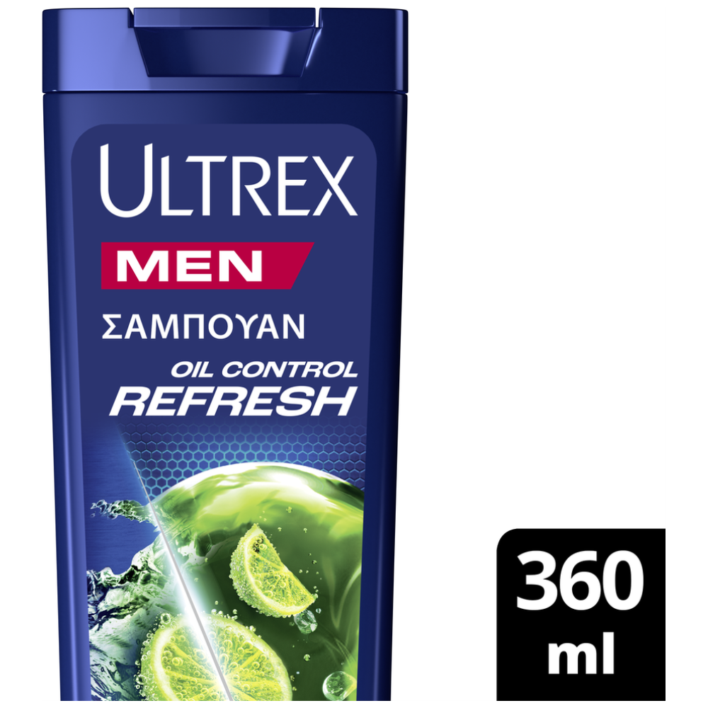 Ultrex Λιπαρά Σαμπουάν 360ml