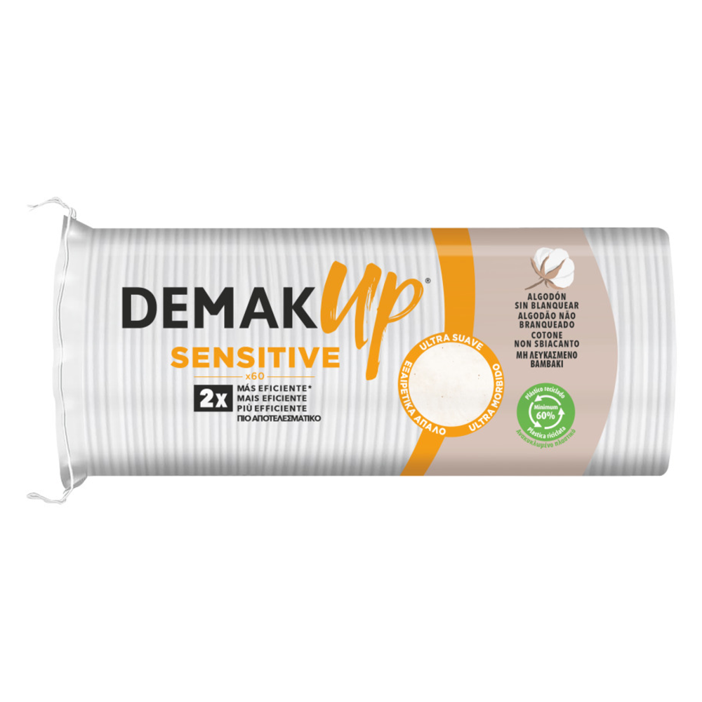 Demak Up Sensitive Δίσκοι Ντεμακιγιάζ 60τεμ