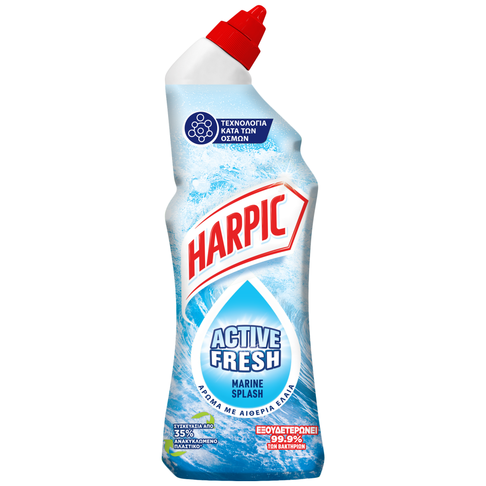 Harpic Υγρό WC Active Fresh Ocean 750ml