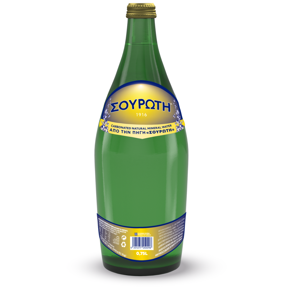 Σουρωτή Ανθρακούχο Νερό Φιάλη 750ml