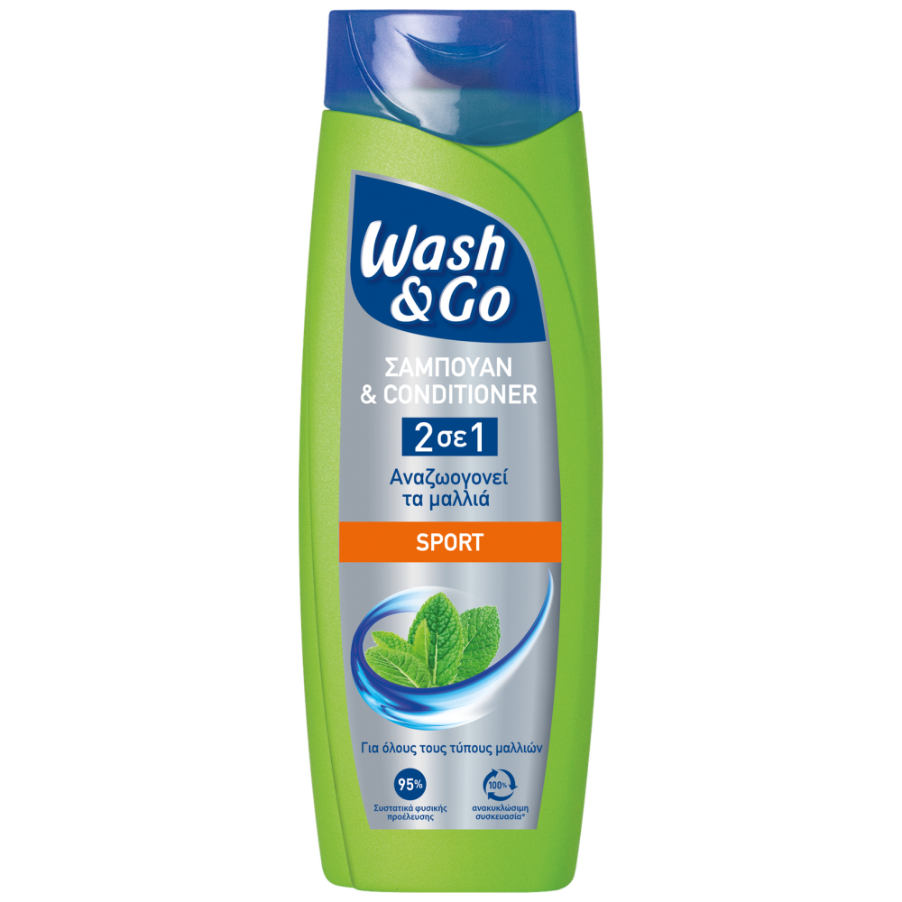 Wash & Go 2in1 Σαμπουάν Sport 360 ml