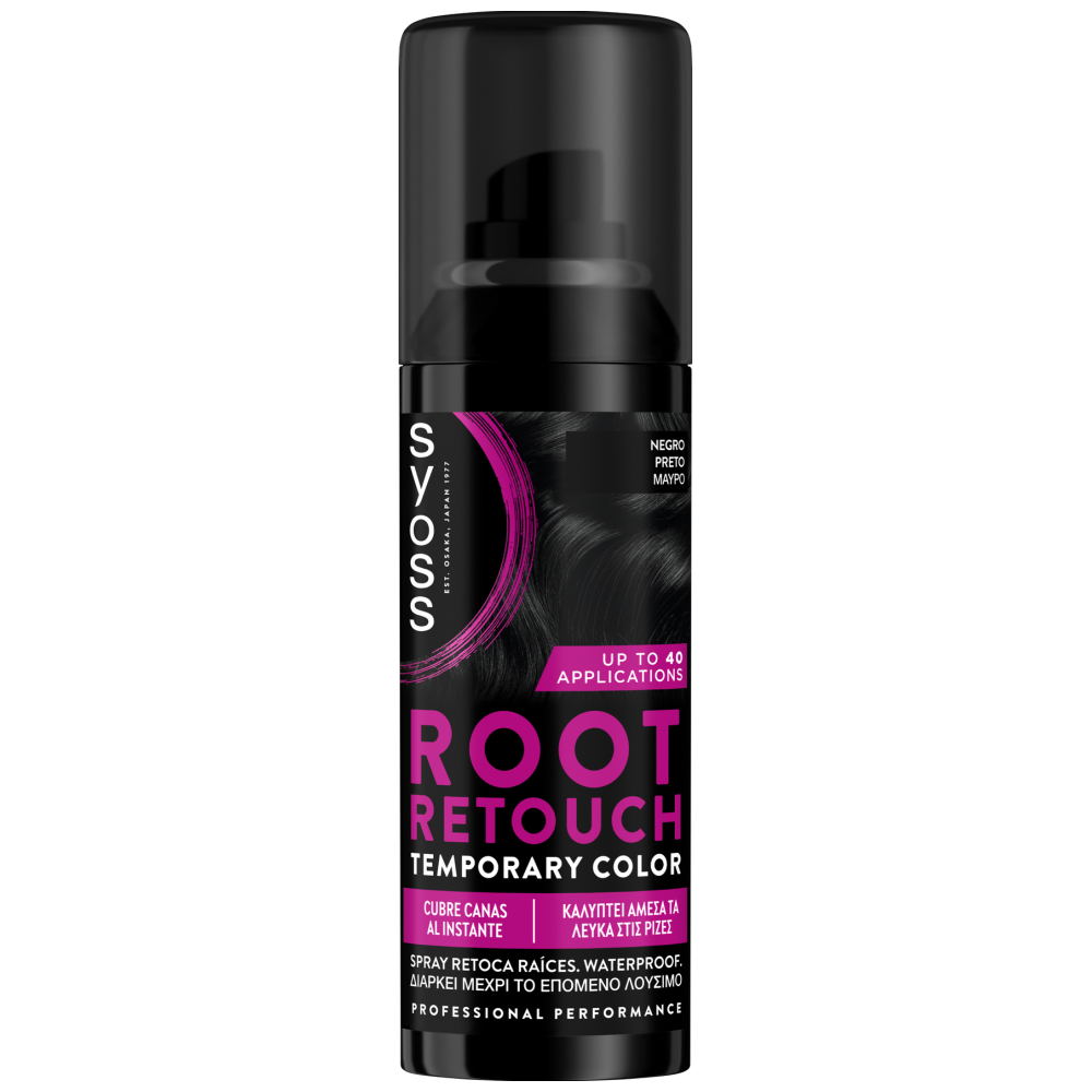 Syoss Root Retouch Μαύρο 120ml