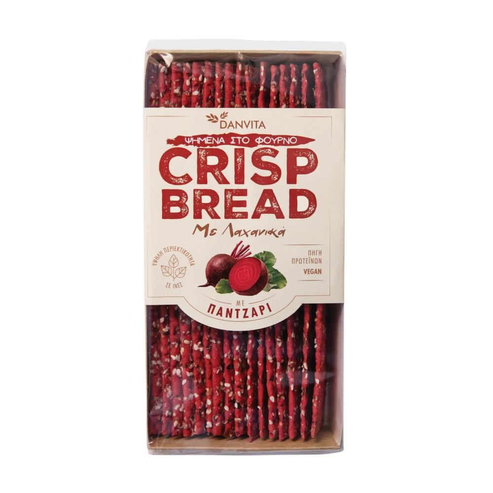 Crisp Bread Vegetable Flat Με Παντζάρι 130gr