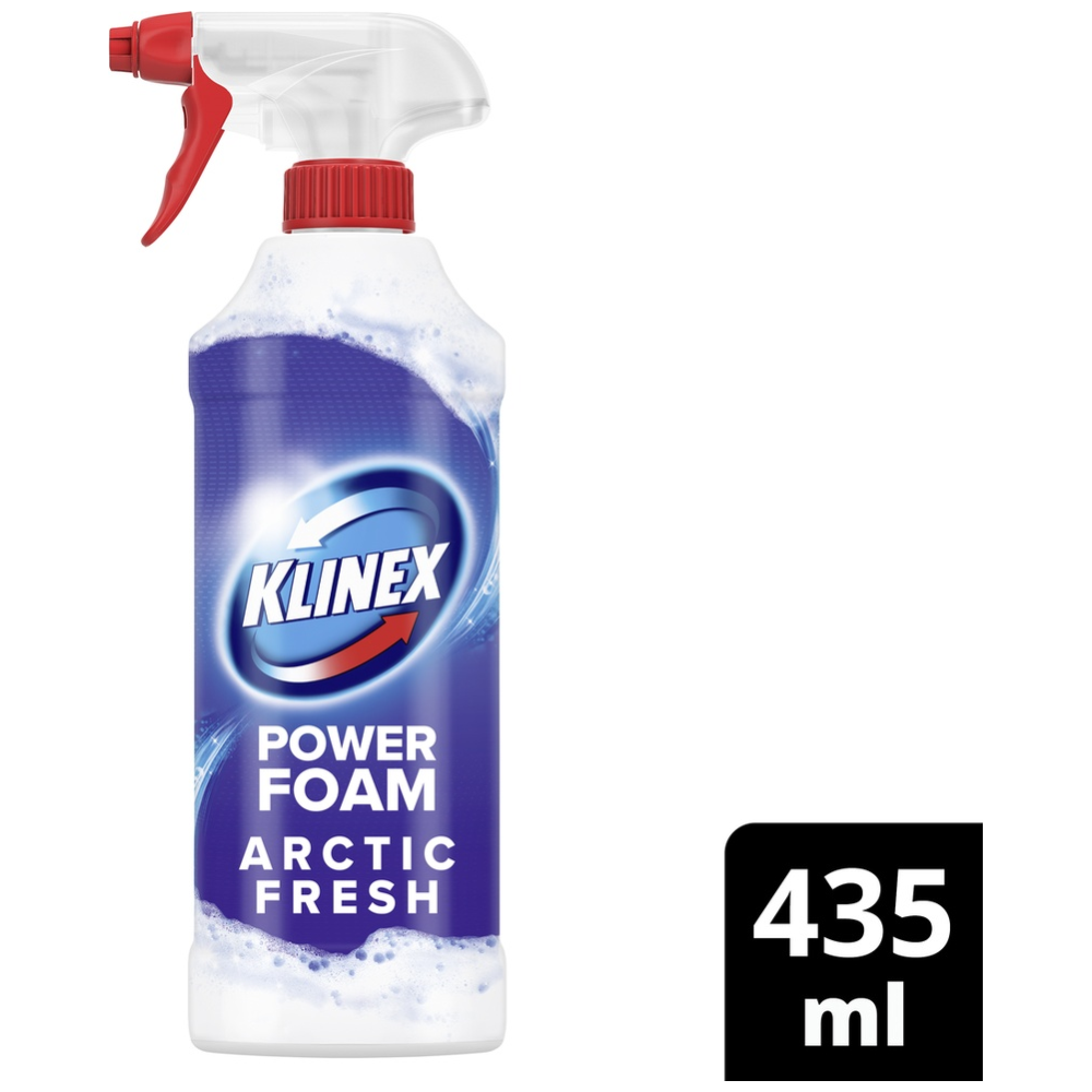 Klinex Ενεργός Αφρός Καθαριστικό Μπάνιου Artic 435ml
