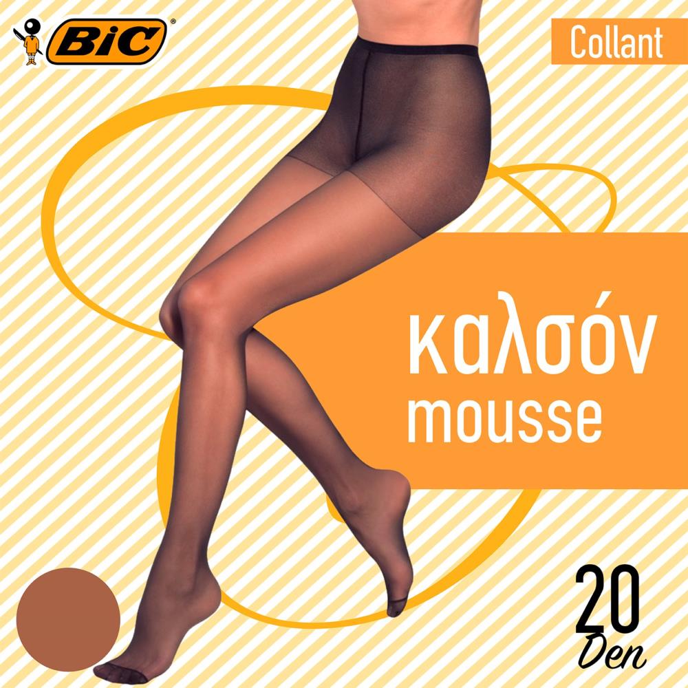 BIC Καλσόν Μη Ελαστικό Καραμελέ 20D (1-3)