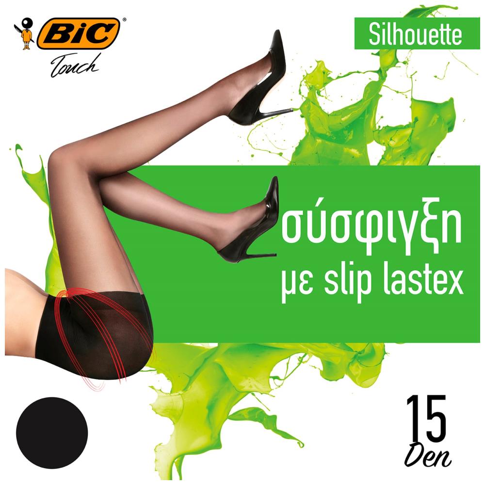 BIC Silhouette Καλσόν Ελαστικό Μαύρο 15D Medium