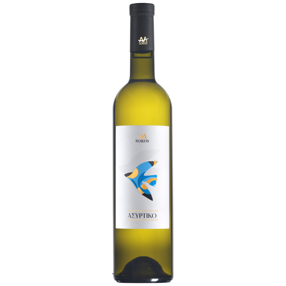Σώκος Ασύρτικο Λευκός Οίνος 750ml