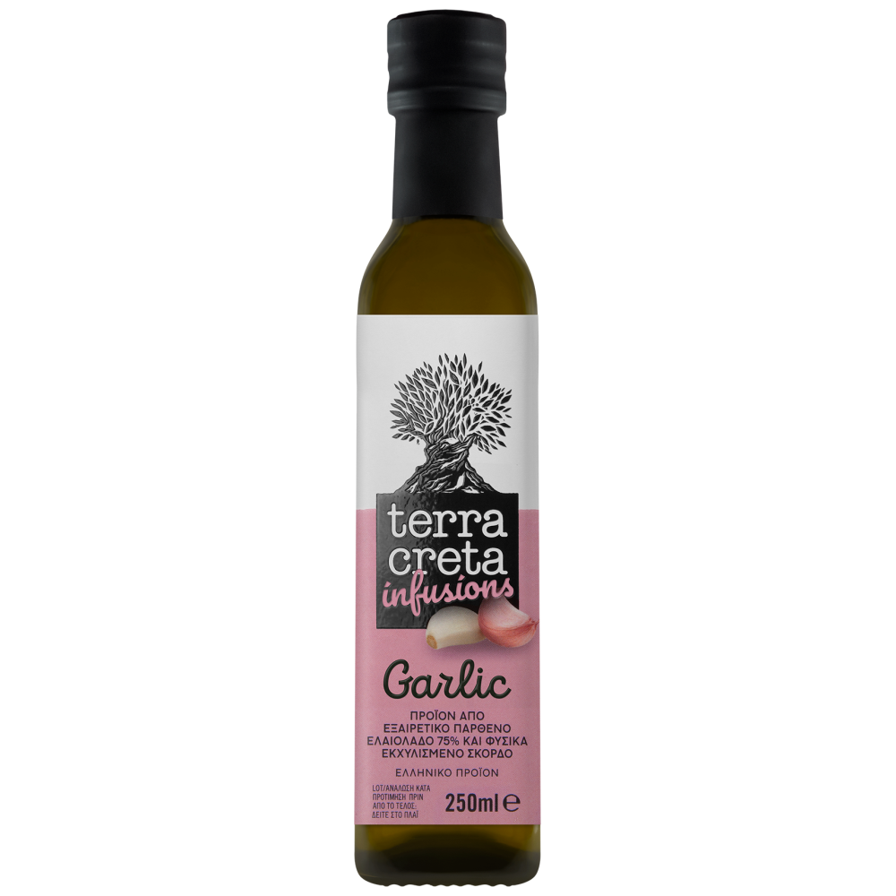 Terra Creta Εξαιρετικό Παρθένο Ελαιόλαδο Με Σκόρδο 25ml