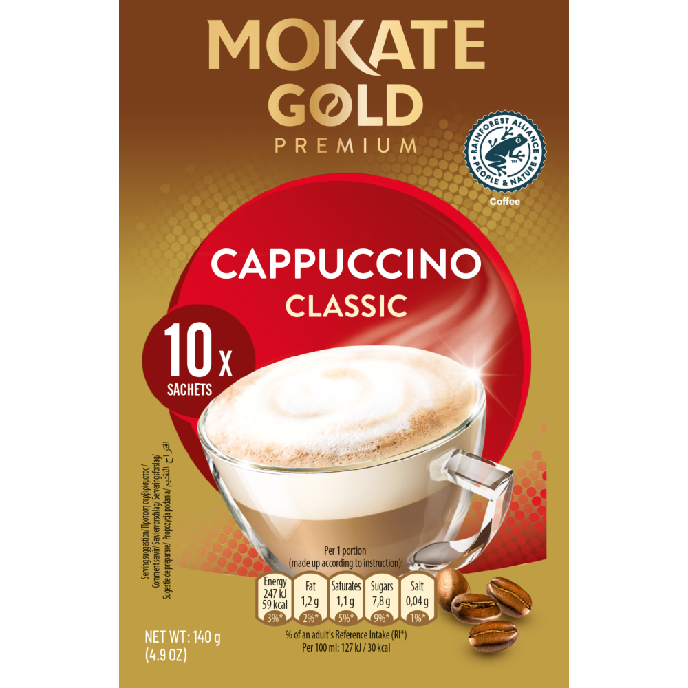 Mokate Cappuccino 10 Φακέλων 14gr
