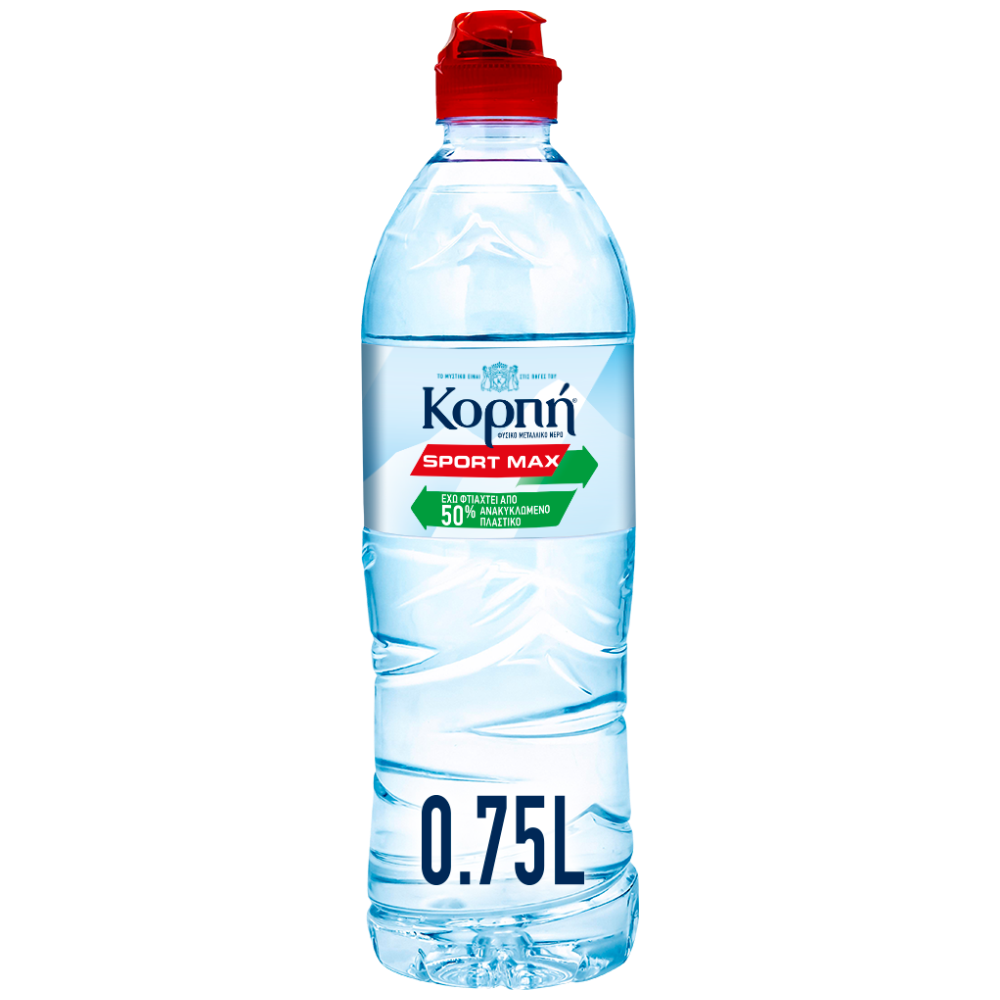 Κορπή Sport Max Φυσικό Μεταλλικό Νερό 750ml